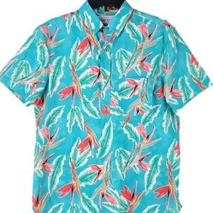Chubbies Mens Nutter Polo Shirt Hawaiian Floral XL